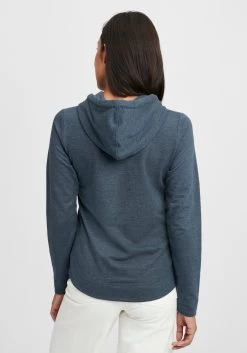 OXMO Hoodies Sweatshirt Wandy Dames Blauw / Aqua -Oxmo Winkel 296ac642a8297324b01a116507115132