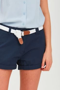 OXMO Shorts Regular Chino CHANETT Dames Blauw / Donkerblauw -Oxmo Winkel 299198066a8e70d8095e09f81830989d