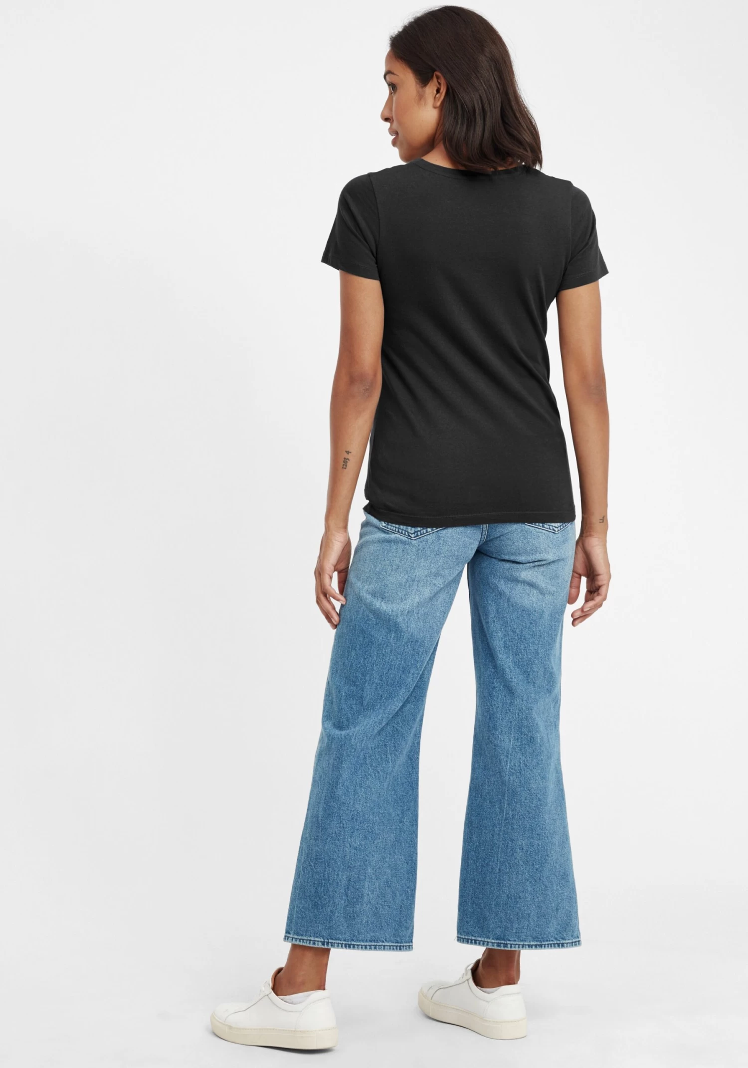 OXMO T-shirts Shirt Vanni Dames Zwart 6 OXMO T-shirts Shirt Vanni Dames Zwart - Afbeelding 4