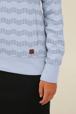 OXMO Sweatshirts Sweatshirt VERNITA Dames Lichtblauw -Oxmo Winkel 2c3b256895c6c9d2717c3c05741b5ac5