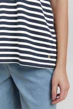 OXMO T-shirts Shirt Steffi Dames Blauw Gemêleerd / Wit 13 OXMO T-shirts Shirt Steffi Dames Blauw Gemêleerd / Wit -Oxmo Winkel 2c88d2ad7d6628d54cd0a8353defdb88