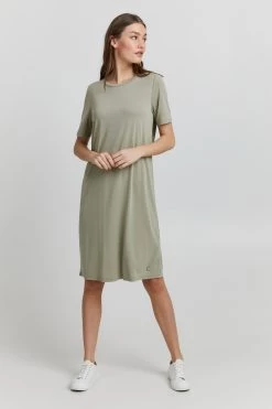 OXMO Jerseyjurken Jurk Brinja Dames Lichtgroen -Oxmo Winkel 2da5d99c5873a7c971ea6134a7e6ce4d