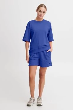 OXMO Shorts Regular Broek Safri Dames Blauw -Oxmo Winkel 2e036fcd9195751a3d07363b6b39d4f3