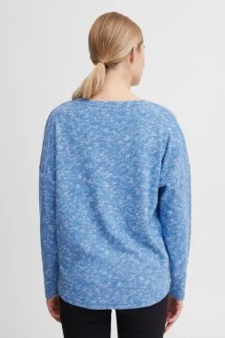 OXMO Truien Trui Oxsanne Dames Kobaltblauw -Oxmo Winkel 31d0f1a5581a55d614b06dbdbb60779b