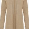 OXMO Vesten Gebreid Vest Kat Dames Beige