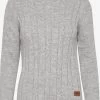 OXMO Coltruien Trui Philipa Dames Lichtgrijs