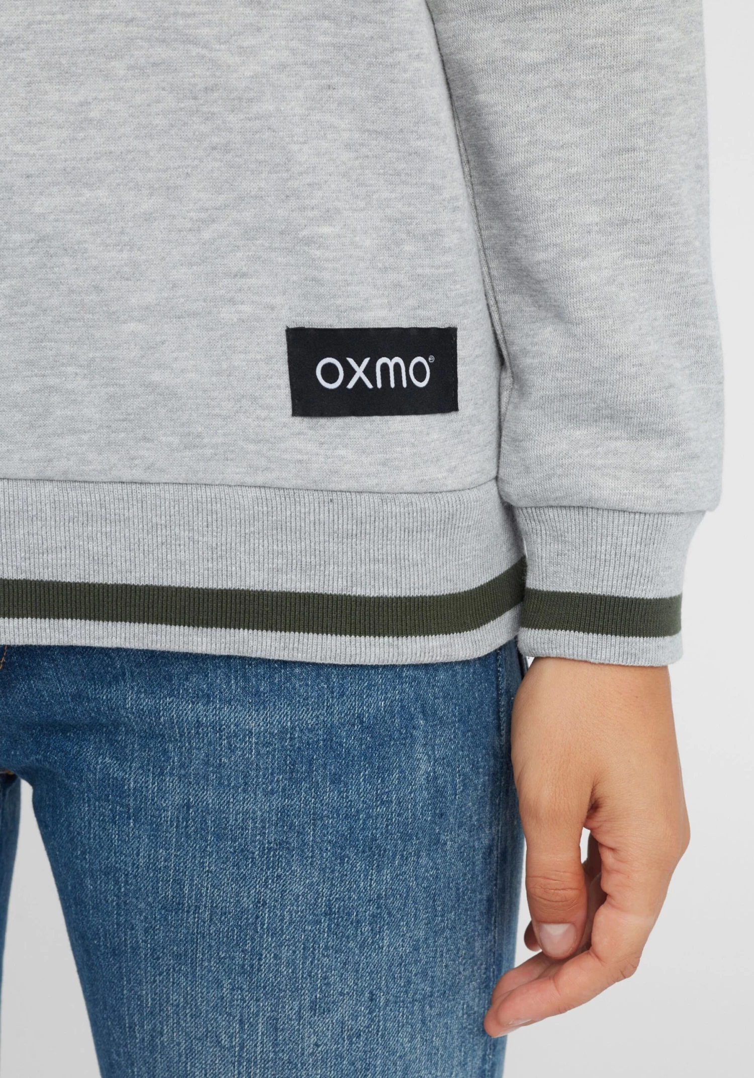 OXMO Sweatshirts Sweatshirt Omaya Dames Groen 8 OXMO Sweatshirts Sweatshirt Omaya Dames Groen - Afbeelding 6