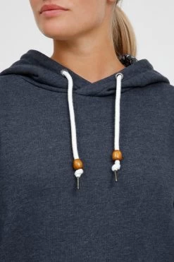 OXMO Hoodies Trui ULRIKA Dames Donkerblauw -Oxmo Winkel 33c093a8a121776394d6cda6ab84edfd
