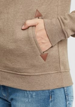 OXMO Sweatvesten Sweatvest Vicky Dames Beige / Bruin -Oxmo Winkel 3672363c02d124b695e391d740c89208