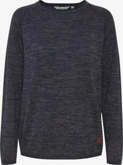 OXMO Fijngebreide Truien Trui Daniela Dames Blauw