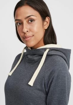 OXMO Hoodies Sweatshirt Julia Dames Blauw -Oxmo Winkel 373bfdbe597afeb8063db70d0cfb8d15