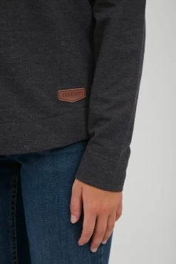 OXMO Sweatvesten Sweatvest WANDA Dames Donkergrijs -Oxmo Winkel 38b1002a9d8b77abd07ca269b2d69150