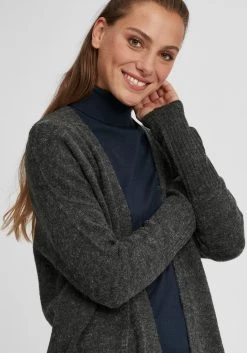 OXMO Vesten Gebreid Vest Gisele Dames Grijs -Oxmo Winkel 39cda72d6bbbf4b725ad85ab5598b6ba