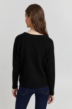 OXMO Sweatvesten Sweatvest OXJonia Dames Zwart -Oxmo Winkel 3a6b70095f14b329f7ecd336930340dc