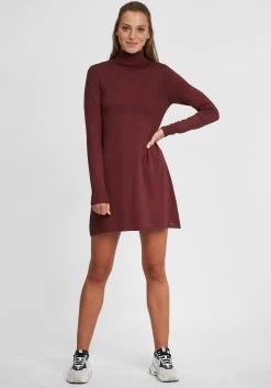 OXMO Mini Jurken Jurk Winala Dames Karmijnrood -Oxmo Winkel 3b1d83b5bcc21f093f2ecde0fcfcb396