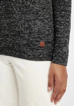 OXMO Fijngebreide Truien Trui Daniela Dames Zwart -Oxmo Winkel 3bf7e8a10794a422e32f5bba463d8493