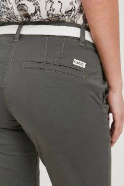 OXMO Chinos Slimfit Chino Chakira Dames Grijs / Basaltgrijs -Oxmo Winkel 3c0a34f862e3d619c7e43250706b2c60