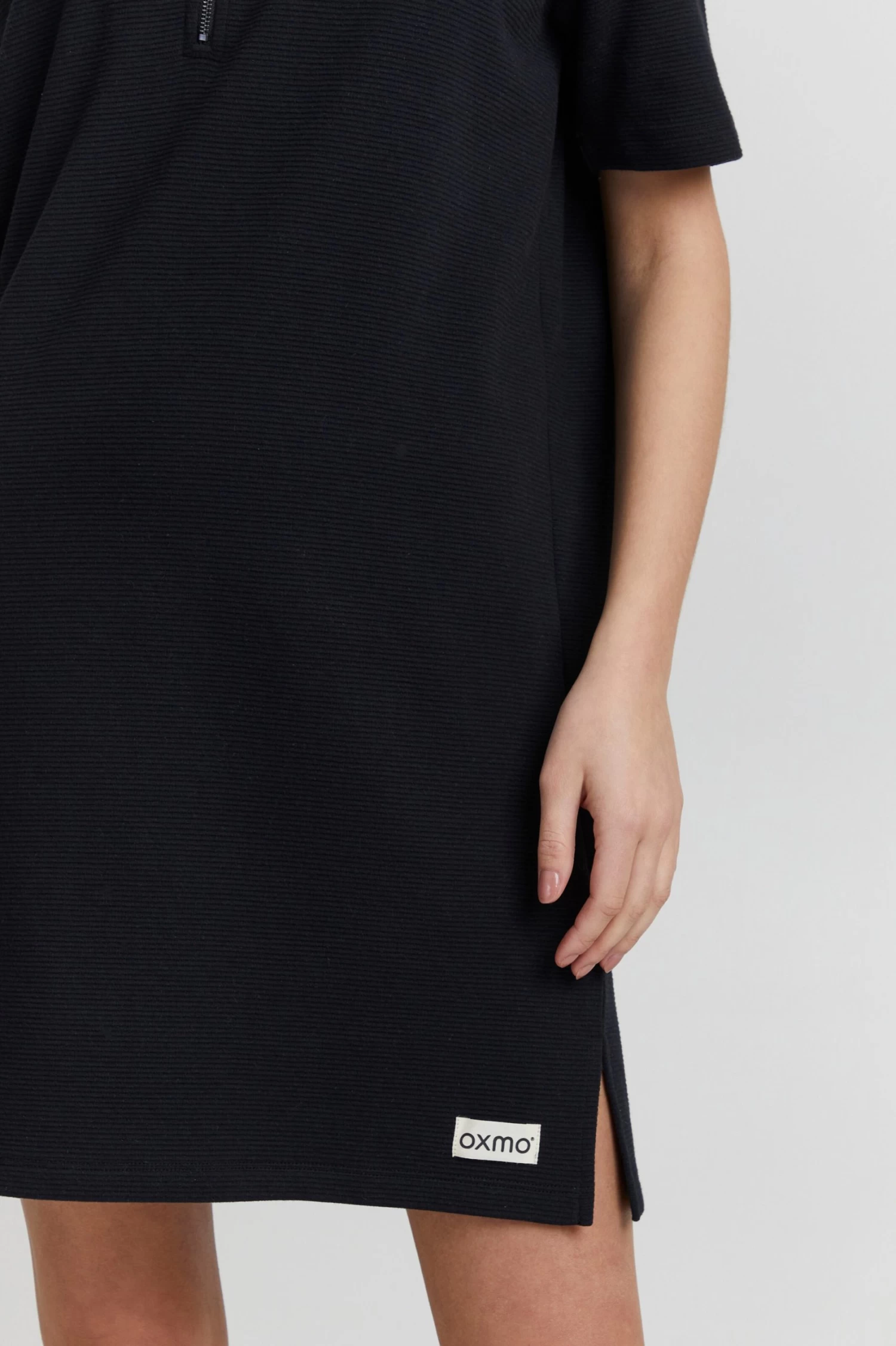 OXMO Mini Jurken Jurk JONNA Dames Zwart 8 OXMO Mini Jurken Jurk JONNA Dames Zwart - Afbeelding 6