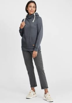 OXMO Hoodies Sweatshirt Julia Dames Duifblauw -Oxmo Winkel 3c43eb92ebae35ffbeb099a4a58d304e
