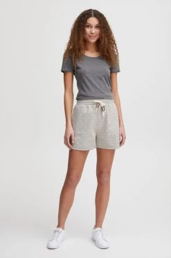 OXMO Shorts Regular Broek Oxvenice Dames Grijs -Oxmo Winkel 3e24c5fe3921031e602be01f49fb5d71