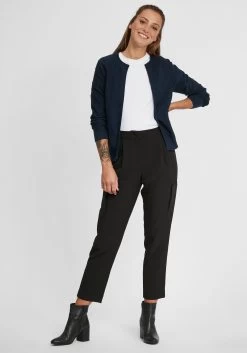 OXMO Vesten Gebreid Vest Kalotta Dames Donkerblauw -Oxmo Winkel 3e566b2f123f9bf7a06a8ec2fe8dd829