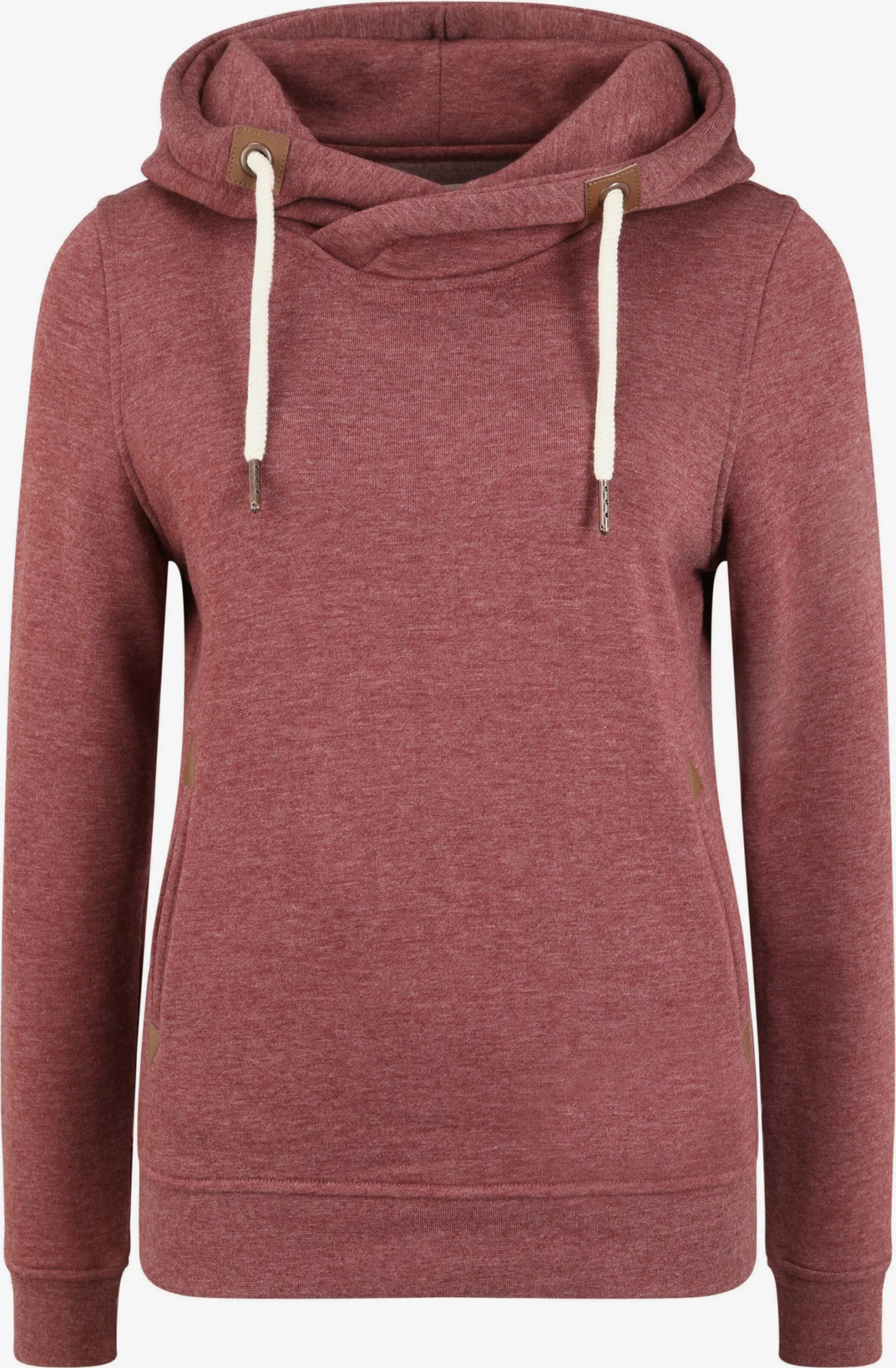 OXMO Hoodies Sweatshirt Vicky Hood Dames Rood / Bordeaux 3 OXMO Hoodies Sweatshirt Vicky Hood Dames Rood / Bordeaux