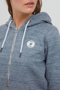 OXMO Sweatvesten Sweatvest Helna Dames Smoky Blue 12 OXMO Sweatvesten Sweatvest Helna Dames Smoky Blue -Oxmo Winkel 3f51cea3b53658b9850f1f8b99d77ca7