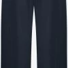 OXMO Pantalons Wide Leg Broek OXBryndis Dames Donkerblauw / Blauw Gemêleerd