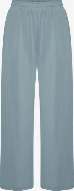 OXMO Pantalons Wide Leg Broek OXBryndis Dames Blauw