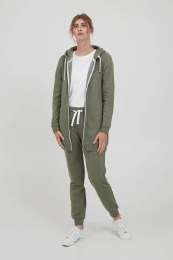 OXMO Sweatvesten Sweatvest Olinda Dames Groen Gemêleerd -Oxmo Winkel 413ebc7e5202e55bc61a0507a8be2588