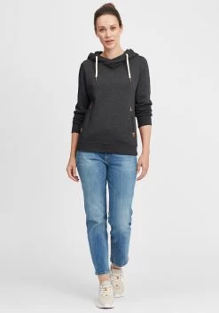 OXMO Hoodies Sweatshirt Vicky Hood Dames Grijs -Oxmo Winkel 41f0b22c13657d3704beafba36816963