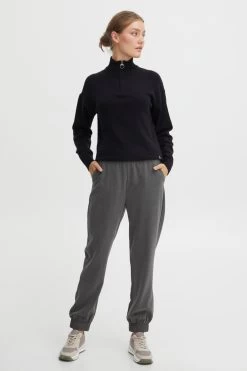 OXMO Pantalons Regular Broek Dovi Dames Donkergrijs -Oxmo Winkel 42a5b94250f396000ec43098c5a65592