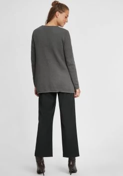 OXMO Vesten Gebreid Vest Hilda Dames Grijs -Oxmo Winkel 42c991fb88b0c6cbb74d0806160c3305