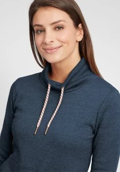 OXMO Fijngebreide Truien Trui Vimpa Dames Blauw / Donkerblauw -Oxmo Winkel 42d2d2baa8ff36caf0531e15523cbd39