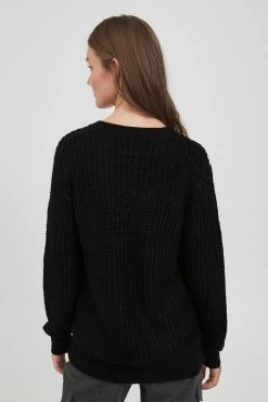 OXMO Basic Truien Trui Lavea Dames Zwart -Oxmo Winkel 43603a9473960c77250a8dbbf6e2c31c