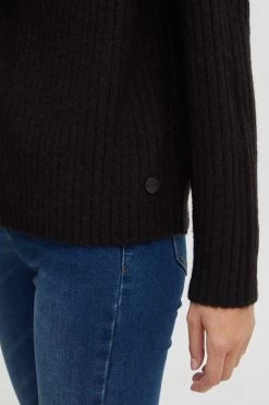 OXMO Truien Trui Saline Dames Zwart -Oxmo Winkel 4363273069cc0aae12aead3f85c41cbc