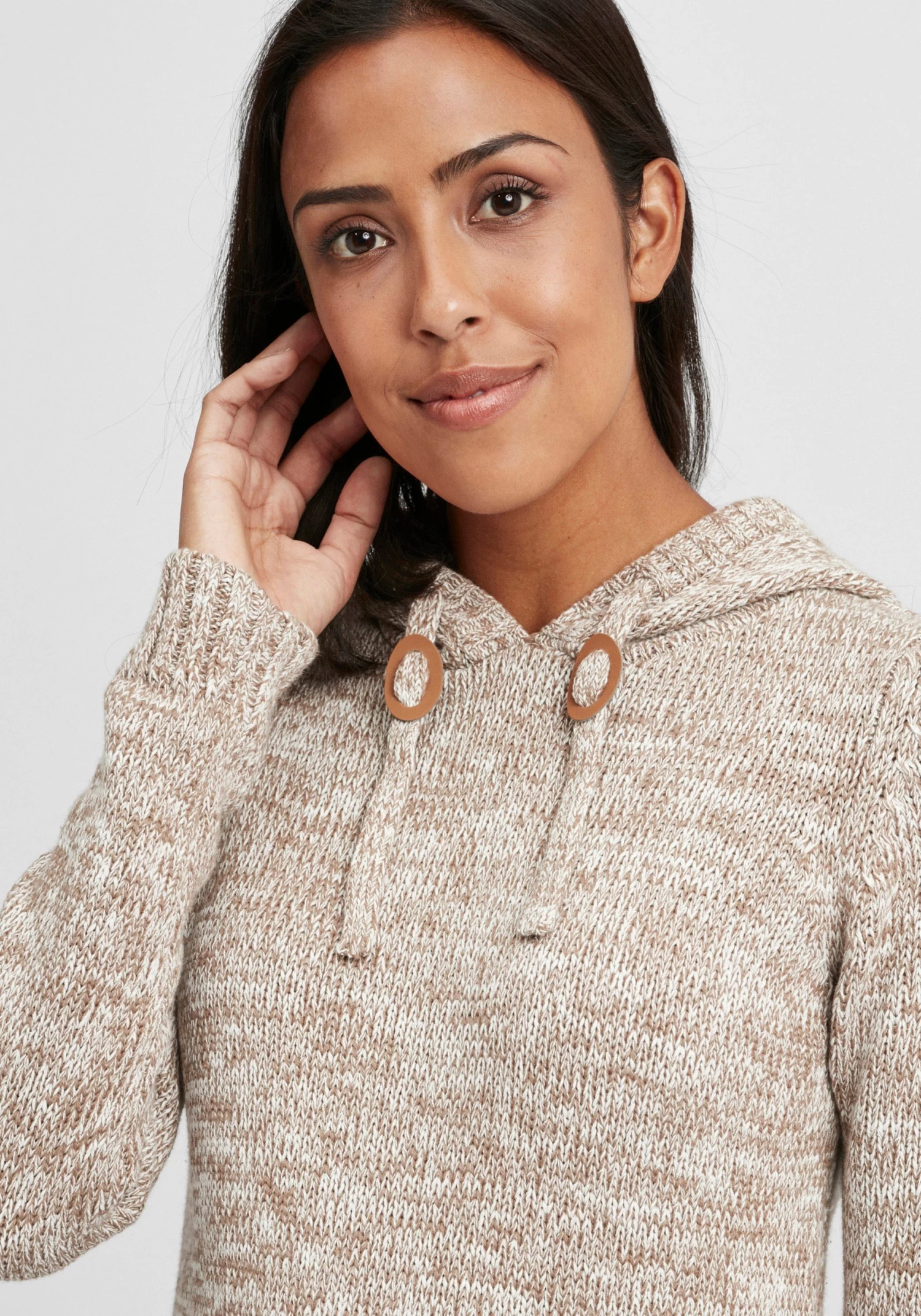 OXMO Hoodies Trui Philia Dames Beige 7 OXMO Hoodies Trui Philia Dames Beige - Afbeelding 5