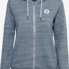 OXMO Sweatvesten Sweatvest Helna Dames Smoky Blue -Oxmo Winkel 4552acd14166127bda60e483d84d7cda