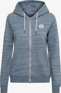 OXMO Sweatvesten Sweatvest Helna Dames Smoky Blue