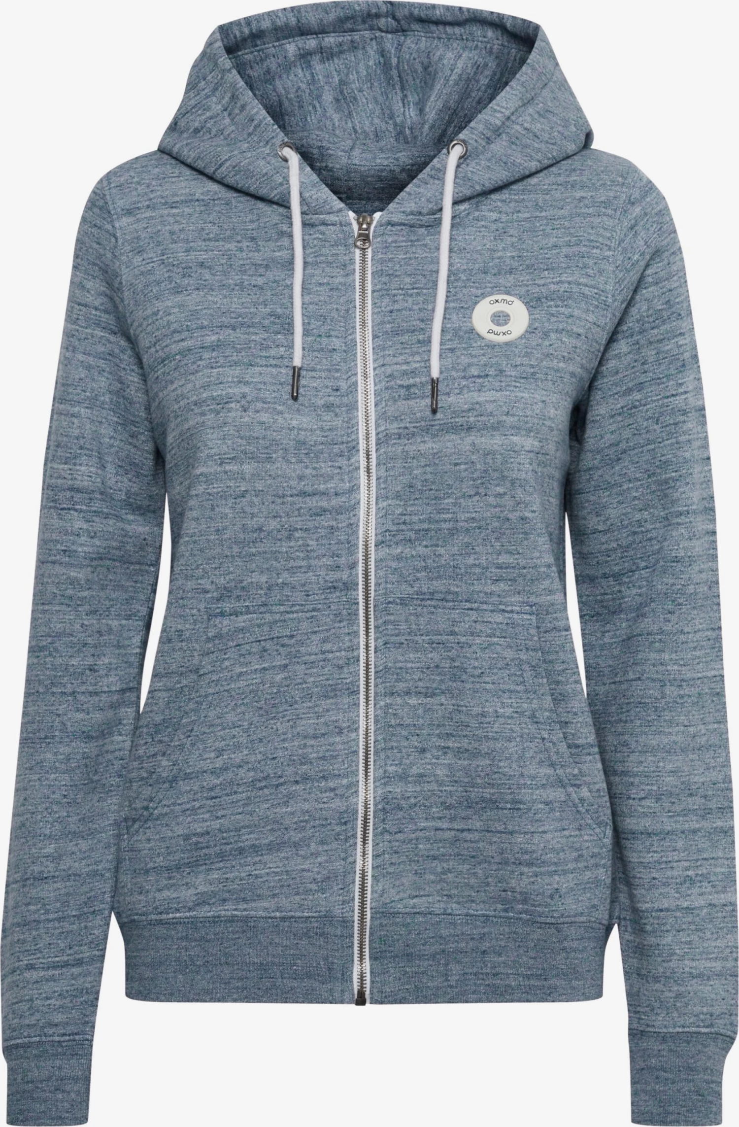 OXMO Sweatvesten Sweatvest Helna Dames Smoky Blue 3 OXMO Sweatvesten Sweatvest Helna Dames Smoky Blue