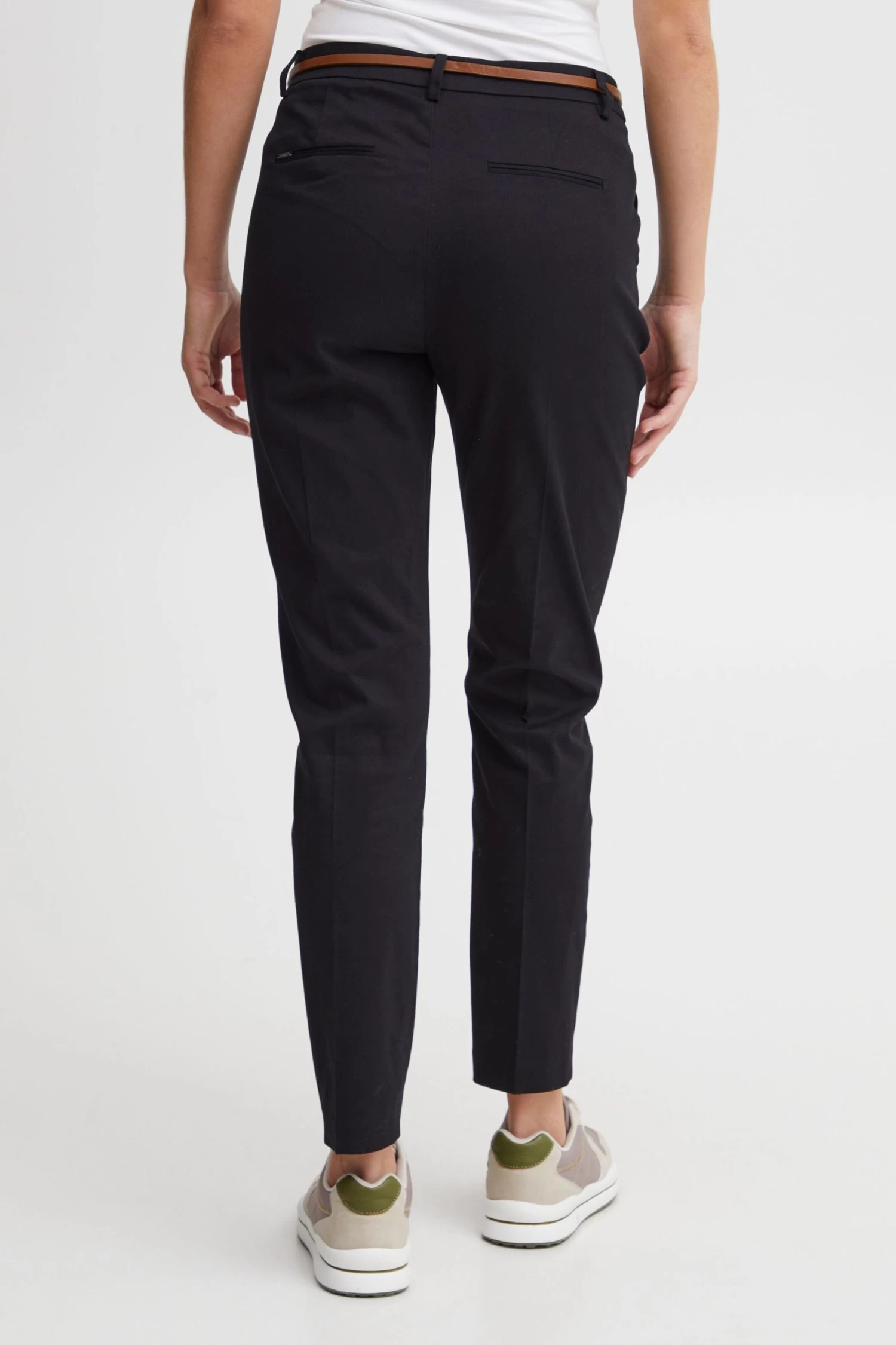 OXMO Pantalons Tapered Broek Dames Zwart 5 OXMO Pantalons Tapered Broek Dames Zwart - Afbeelding 3