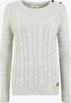 OXMO Basic Truien Trui Phia Dames Grijs