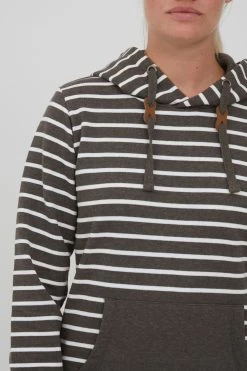 OXMO Hoodies Trui Dames Grijs -Oxmo Winkel 473794f649a45e364c43ae9b85a6a400