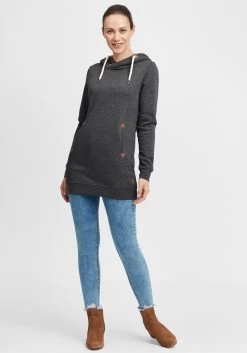 OXMO Hoodies Sweatshirt Vicky Pile Dames Grijs -Oxmo Winkel 48bc0cb0a1f853fa7cff4f298bcafc71