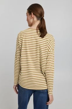 OXMO Longsleeves Shirt Stefka Dames Bruin -Oxmo Winkel 48ee82c73cc4dd08ea33c1e7a88d3065