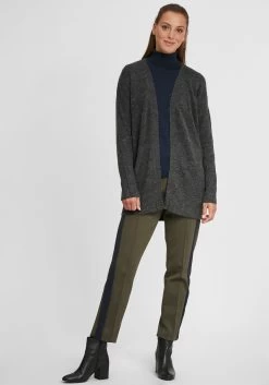 OXMO Vesten Gebreid Vest Gisele Dames Grijs -Oxmo Winkel 4927c3e43eb59285e22ca77ad115877b