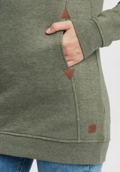 OXMO Hoodies Sweatshirt Vicky Dames Groen Gemêleerd -Oxmo Winkel 4aa577c8a4cfc30a6153e7b1924cb92a