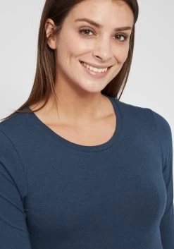 OXMO Longsleeves Shirt Marie Dames Blauw -Oxmo Winkel 4b135440dfe318092c1d295ff351bb39