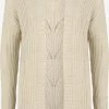 OXMO Vesten Gebreid Vest Cle Dames Beige