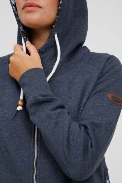 OXMO Sweatvesten Sweatvest ULLA Dames Donkerblauw -Oxmo Winkel 4ce3024201903b86308627a327b0da9a